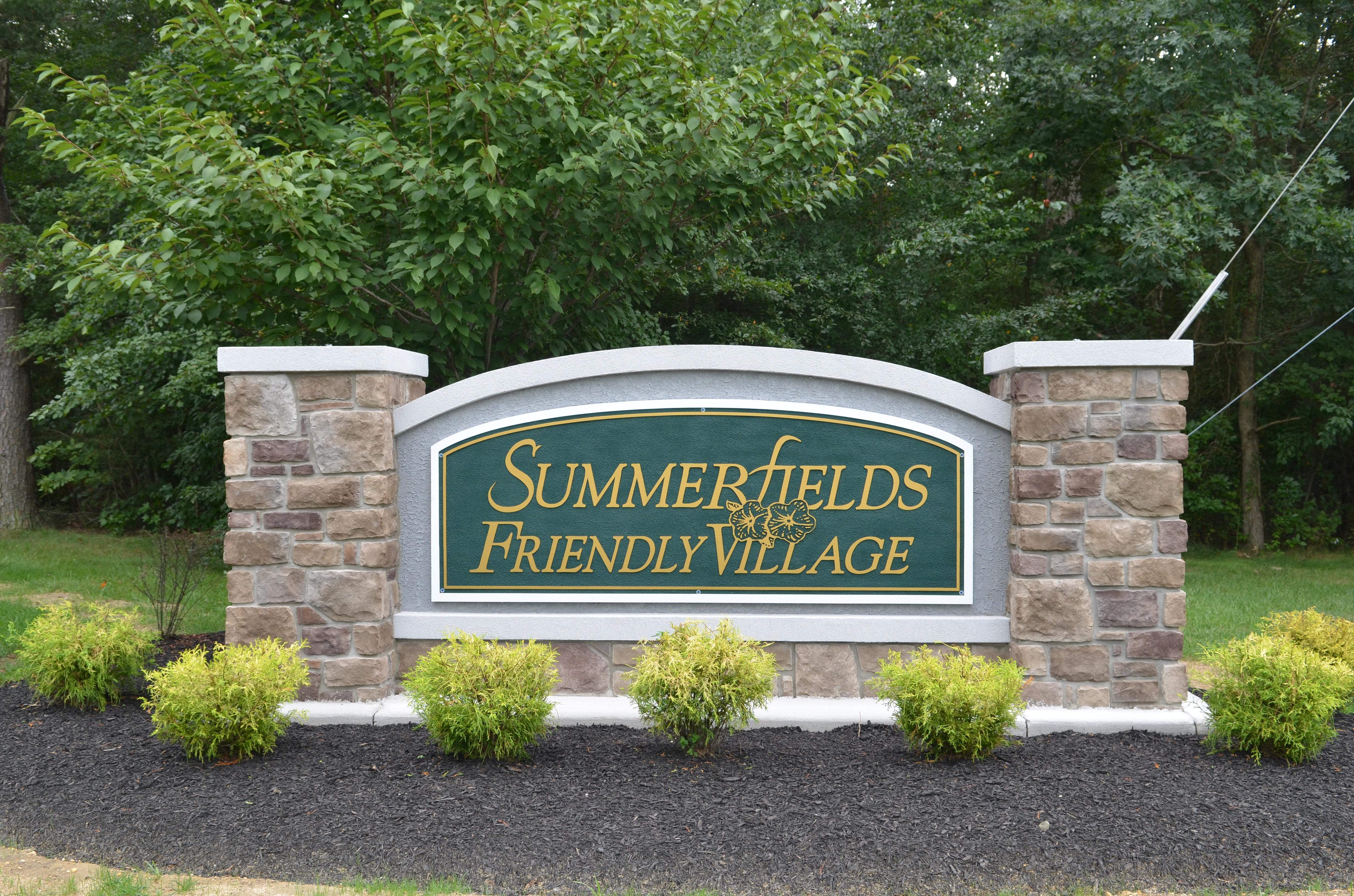 Summerfields Friendly Village Sign
