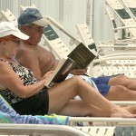 Pine Ridge South Residents Enjoying a Day at the Pool